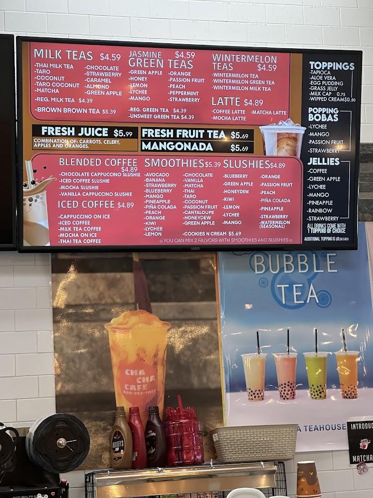 Cha Cha Cafe Menu image 3